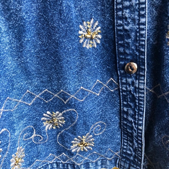 Denim Button Up - Picture 6 of 9